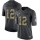 Nike Eagles #12 Randall Cunningham Black Men's Stitched NFL Limited 2016 Salute To Service Jersey