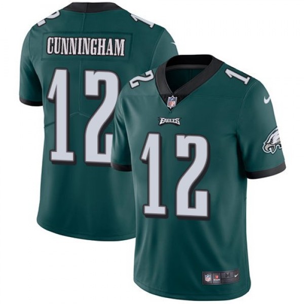 Nike Eagles #12 Randall Cunningham Midnight Green Team Color Men's Stitched NFL Vapor Untouchable Limited Jersey