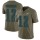Nike Eagles #12 Randall Cunningham Olive Men's Stitched NFL Limited 2017 Salute To Service Jersey