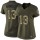 Women's Eagles #13 Nelson Agholor Green Stitched NFL Limited 2015 Salute to Service Jersey