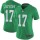 Women's Eagles #17 Alshon Jeffery Green Stitched NFL Limited Rush Jersey