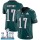 Nike Eagles #17 Alshon Jeffery Midnight Green Team Color Super Bowl LII Men's Stitched NFL Vapor Untouchable Limited Jersey