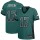Women's Eagles #17 Alshon Jeffery Midnight Green Team Color Stitched NFL Elite Drift Jersey