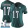 Women's Eagles #17 Harold Carmichael Midnight Green Team Color Super Bowl LII Stitched NFL Vapor Untouchable Limited Jersey