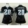 Women's Eagles #20 Brian Dawkins Black Alternate Stitched NFL New Elite Jersey