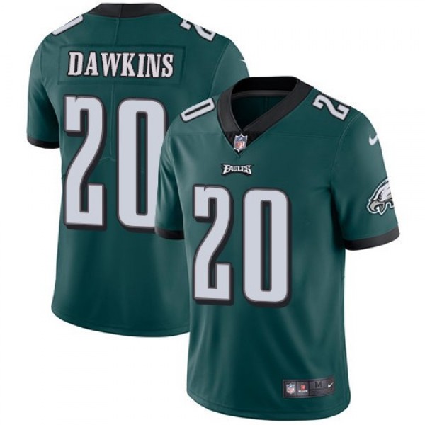 Nike Eagles #20 Brian Dawkins Midnight Green Team Color Men's Stitched NFL Vapor Untouchable Limited Jersey