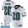 Nike Eagles #20 Brian Dawkins White Super Bowl LII Men's Stitched NFL Vapor Untouchable Limited Jersey