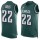 Nike Eagles #22 Sidney Jones Midnight Green Team Color Men's Stitched NFL Limited Tank Top Jersey