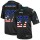 Nike Eagles #27 Malcolm Jenkins Black Men's Stitched NFL Elite USA Flag Fashion Jersey