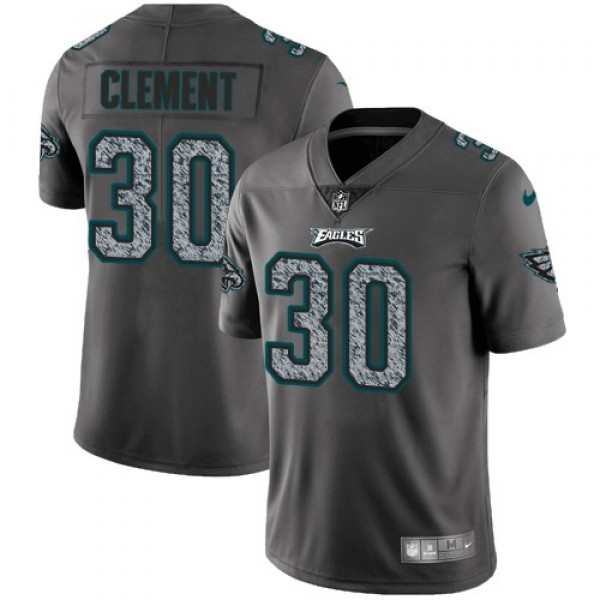 Nike Eagles #30 Corey Clement Gray Static Men's Stitched NFL Vapor Untouchable Limited Jersey