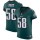 Nike Eagles #58 LJ Fort Midnight Green Team Color Men's Stitched NFL Vapor Untouchable Elite Jersey