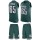 Nike Eagles #65 Lane Johnson Midnight Green Team Color Men's Stitched NFL Limited Tank Top Suit Jersey