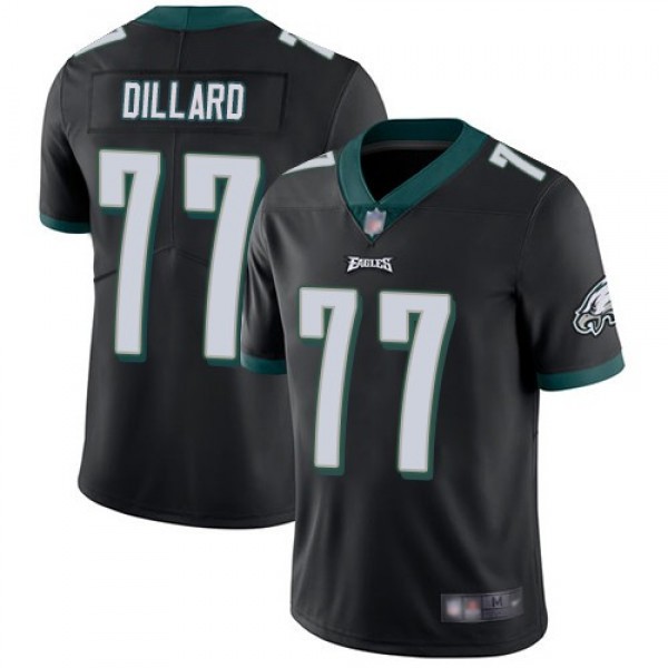 Nike Eagles #77 Andre Dillard Black Alternate Men's Stitched NFL Vapor Untouchable Limited Jersey
