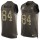 Nike Eagles #84 Greg Ward Jr. Green Men's Stitched NFL Limited Salute To Service Tank Top Jersey