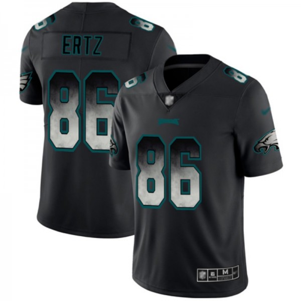 Nike Eagles #86 Zach Ertz Black Men's Stitched NFL Vapor Untouchable Limited Smoke Fashion Jersey
