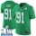 Nike Eagles #91 Fletcher Cox Green Super Bowl LII Men's Stitched NFL Limited Rush Jersey