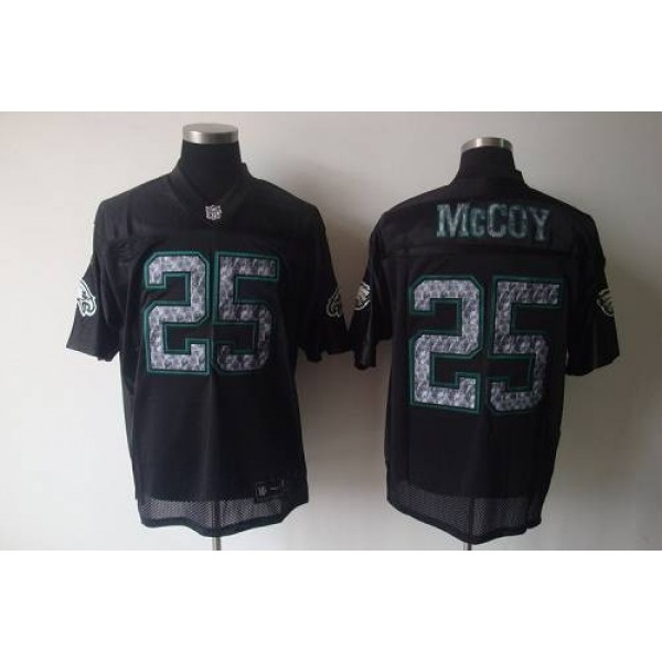 Sideline Black United Eagles #25 LeSean McCoy Black Stitched NFL Jersey