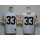 Mitchell and Ness Steelers #33 Merril Hoge White Stitched NFL Jersey