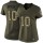Women's Steelers #10 Martavis Bryant Green Stitched NFL Limited 2015 Salute to Service Jersey