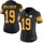 Women's Steelers #19 JuJu Smith-Schuster Black Stitched NFL Limited Rush Jersey