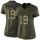 Women's Steelers #19 JuJu Smith-Schuster Green Stitched NFL Limited 2015 Salute to Service Jersey