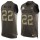 Nike Steelers #22 Steven Nelson Green Men's Stitched NFL Limited Salute To Service Tank Top Jersey