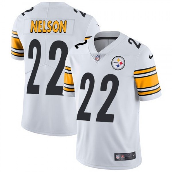 Nike Steelers #22 Steven Nelson White Men's Stitched NFL Vapor Untouchable Limited Jersey