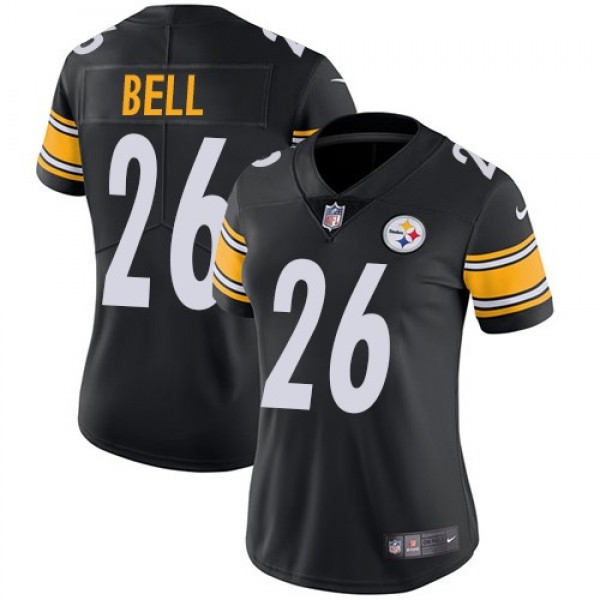 Women's Steelers #26 Le'Veon Bell Black Team Color Stitched NFL Vapor Untouchable Limited Jersey