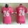 Women's Steelers #26 Le'Veon Bell Pink Stitched NFL Elite Bubble Gum Jersey