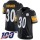 Nike Steelers #30 James Conner Black Team Color Men's Stitched NFL 100th Season Vapor Limited Jersey