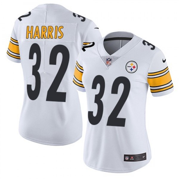 Women's Steelers #32 Franco Harris White Stitched NFL Vapor Untouchable Limited Jersey