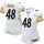 Women's Steelers #48 Bud Dupree White Stitched NFL Elite Jersey