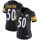 Women's Steelers #50 Ryan Shazier Black Team Color Stitched NFL Vapor Untouchable Limited Jersey