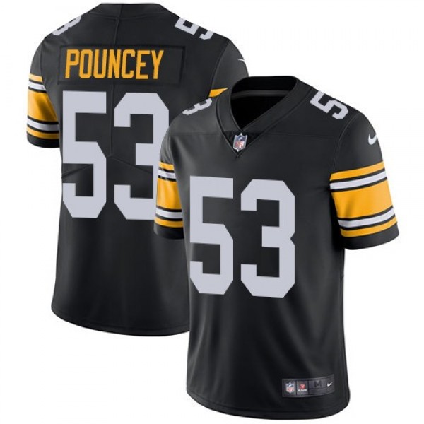 Nike Steelers #53 Maurkice Pouncey Black Alternate Men's Stitched NFL Vapor Untouchable Limited Jersey
