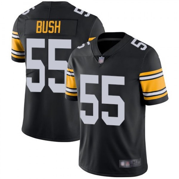 Nike Steelers #55 Devin Bush Black Alternate Men's Stitched NFL Vapor Untouchable Limited Jersey