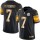 Nike Steelers #7 Ben Roethlisberger Black Men's Stitched NFL Limited Gold Rush Jersey