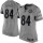 Women's Steelers #84 Antonio Brown Gray Stitched NFL Limited Gridiron Gray Jersey