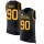 Nike Steelers #90 T. J. Watt Black Team Color Men's Stitched NFL Limited Rush Tank Top Jersey