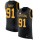 Nike Steelers #91 Stephon Tuitt Black Team Color Men's Stitched NFL Limited Rush Tank Top Jersey