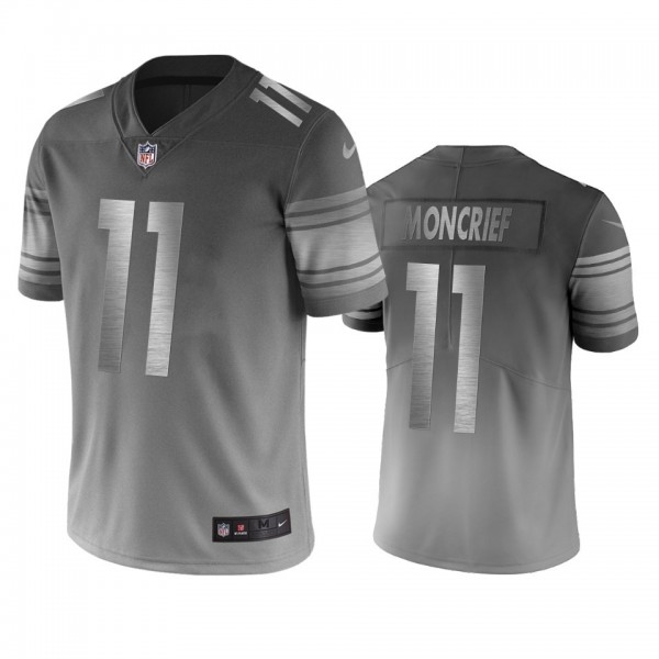 Pittsburgh Steelers #11 Donte Moncrief Silver Gray Vapor Limited City Edition NFL Jersey