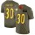 Pittsburgh Steelers #30 James Conner NFL Men's Nike Olive Gold 2019 Salute to Service Limited Jersey