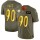 Pittsburgh Steelers #90 T.J. Watt NFL Men's Nike Olive Gold 2019 Salute to Service Limited Jersey