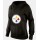 Women's Pittsburgh Steelers Logo Hoodie Black Jersey