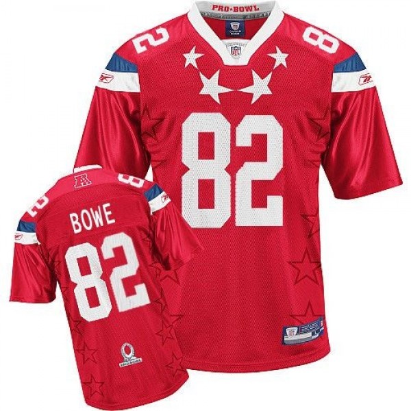 Chiefs #82 Dwayne Bowe 2011 Red Pro Bowl Stitched NFL Jersey