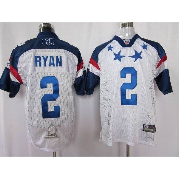 Falcons #2 Matt Ryan 2011 White and Blue Pro Bowl Stitched NFL Jersey