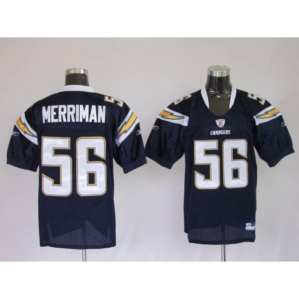 Chargers Shawne Merriman #56 Stitched Dark Blue NFL Jersey