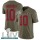 Nike 49ers #10 Jimmy Garoppolo Olive Super Bowl LIV 2020 Men's Stitched NFL Limited 2017 Salute To Service Jersey