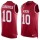 Nike 49ers #10 Jimmy Garoppolo Red Team Color Men's Stitched NFL Limited Tank Top Jersey