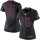 Women's 49ers #16 Joe Montana Black Impact Stitched NFL Limited Jersey