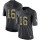 Nike 49ers #16 Joe Montana Black Men's Stitched NFL Limited 2016 Salute to Service Jersey